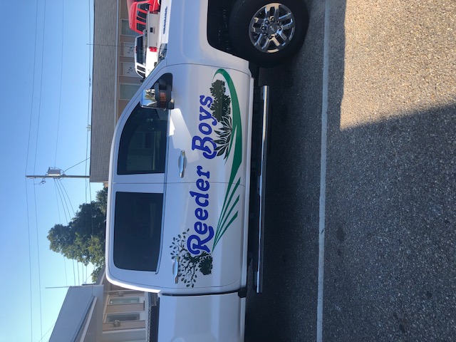 Reeder Boys truck with logo